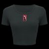 Ladies' Poly-Cotton Crop T-Shirt Thumbnail