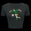 Ladies' Poly-Cotton Crop T-Shirt Thumbnail