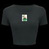 Ladies' Poly-Cotton Crop T-Shirt Thumbnail