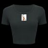 Ladies' Poly-Cotton Crop T-Shirt Thumbnail