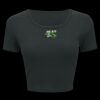 Ladies' Poly-Cotton Crop T-Shirt Thumbnail