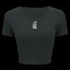Ladies' Poly-Cotton Crop T-Shirt Thumbnail