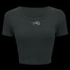 Ladies' Poly-Cotton Crop T-Shirt Thumbnail
