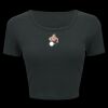 Ladies' Poly-Cotton Crop T-Shirt Thumbnail