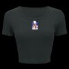 Ladies' Poly-Cotton Crop T-Shirt Thumbnail