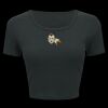 Ladies' Poly-Cotton Crop T-Shirt Thumbnail