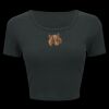 Ladies' Poly-Cotton Crop T-Shirt Thumbnail