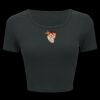 Ladies' Poly-Cotton Crop T-Shirt Thumbnail