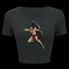 Ladies' Poly-Cotton Crop T-Shirt Thumbnail