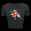 Ladies' Poly-Cotton Crop T-Shirt Thumbnail