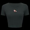 Ladies' Poly-Cotton Crop T-Shirt Thumbnail