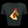 Ladies' Poly-Cotton Crop T-Shirt Thumbnail