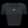 Ladies' Poly-Cotton Crop T-Shirt Thumbnail