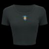 Ladies' Poly-Cotton Crop T-Shirt Thumbnail