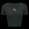 Ladies' Poly-Cotton Crop T-Shirt Thumbnail