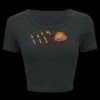 Ladies' Poly-Cotton Crop T-Shirt Thumbnail