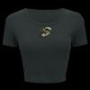 Ladies' Poly-Cotton Crop T-Shirt Thumbnail