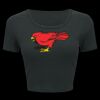 Ladies' Poly-Cotton Crop T-Shirt Thumbnail