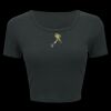Ladies' Poly-Cotton Crop T-Shirt Thumbnail