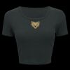 Ladies' Poly-Cotton Crop T-Shirt Thumbnail