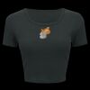 Ladies' Poly-Cotton Crop T-Shirt Thumbnail