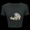 Ladies' Poly-Cotton Crop T-Shirt Thumbnail