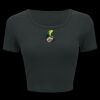 Ladies' Poly-Cotton Crop T-Shirt Thumbnail