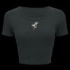 Ladies' Poly-Cotton Crop T-Shirt Thumbnail