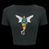 Ladies' Poly-Cotton Crop T-Shirt Thumbnail