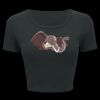 Ladies' Poly-Cotton Crop T-Shirt Thumbnail