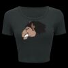 Ladies' Poly-Cotton Crop T-Shirt Thumbnail