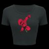 Ladies' Poly-Cotton Crop T-Shirt Thumbnail