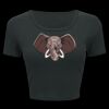 Ladies' Poly-Cotton Crop T-Shirt Thumbnail