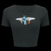 Ladies' Poly-Cotton Crop T-Shirt Thumbnail
