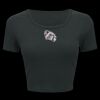 Ladies' Poly-Cotton Crop T-Shirt Thumbnail