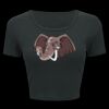 Ladies' Poly-Cotton Crop T-Shirt Thumbnail