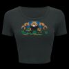 Ladies' Poly-Cotton Crop T-Shirt Thumbnail