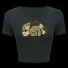 Ladies' Poly-Cotton Crop T-Shirt Thumbnail