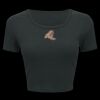 Ladies' Poly-Cotton Crop T-Shirt Thumbnail