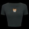Ladies' Poly-Cotton Crop T-Shirt Thumbnail