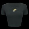 Ladies' Poly-Cotton Crop T-Shirt Thumbnail