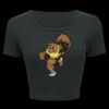 Ladies' Poly-Cotton Crop T-Shirt Thumbnail