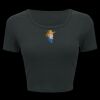 Ladies' Poly-Cotton Crop T-Shirt Thumbnail