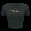Ladies' Poly-Cotton Crop T-Shirt Thumbnail
