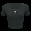 Ladies' Poly-Cotton Crop T-Shirt Thumbnail