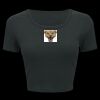 Ladies' Poly-Cotton Crop T-Shirt Thumbnail