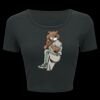 Ladies' Poly-Cotton Crop T-Shirt Thumbnail