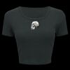 Ladies' Poly-Cotton Crop T-Shirt Thumbnail