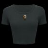 Ladies' Poly-Cotton Crop T-Shirt Thumbnail