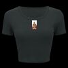Ladies' Poly-Cotton Crop T-Shirt Thumbnail